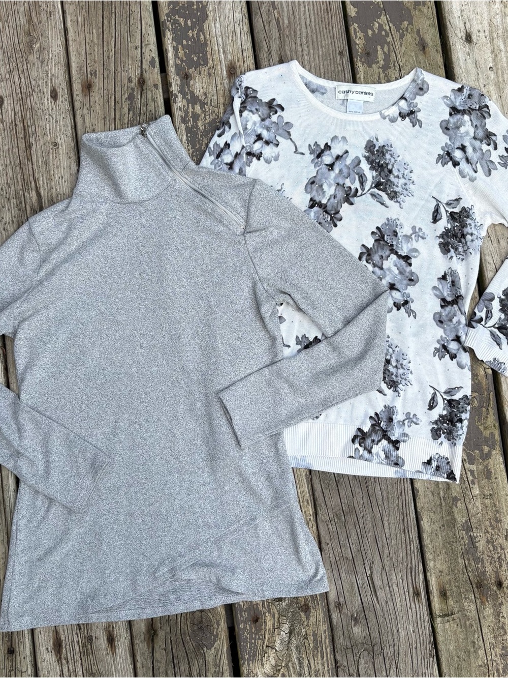 Two Small size Women’s Sweaters - Cathy Daniels and NY Collection